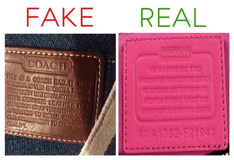 coach bag fake vs original|coach bag with serial number.